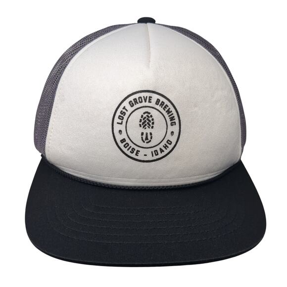 Lost Grove Brewing Snapback Rope Trucker Hat Multi One Size Mesh Back - Picture 1 of 9